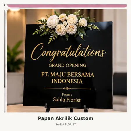 Papan Bunga Akrilik Ambarrukmo Plaza